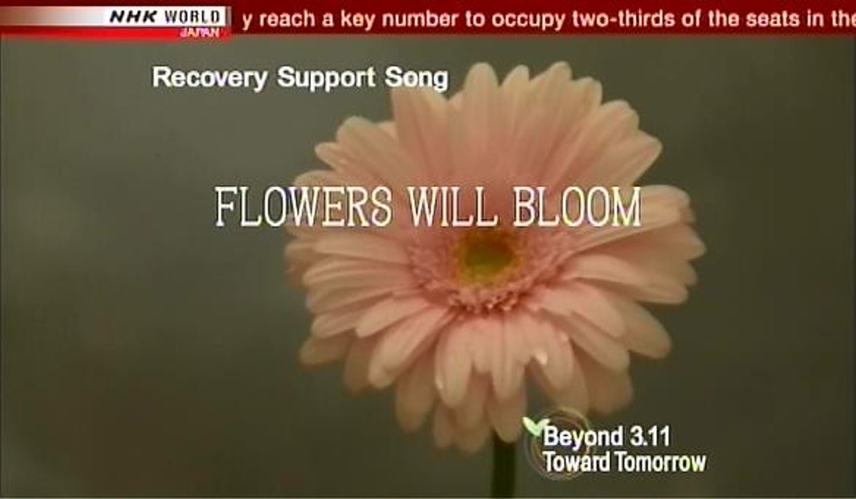 Recovery Support Song Hana Wa Saku Flowers Will Bloom Beyond 3 11 Toward Tomorrow Nhk World Tv Video Dailymotion