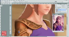 Digital Painting- Portrait #12 - Princess Zelda (ゼルダ姫 )
