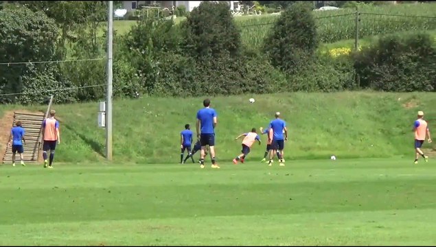 12-07-2016 Feyenoord werkt eerste training af in Bad Waltersdorf
