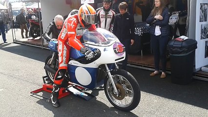Philippe Monneret au Café Racer Festival, Monthléry, 19/06/2016