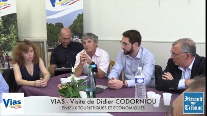 VIAS – 2016 - Le meilleur ami du développement touristique : C’est Didier CODORNIOU