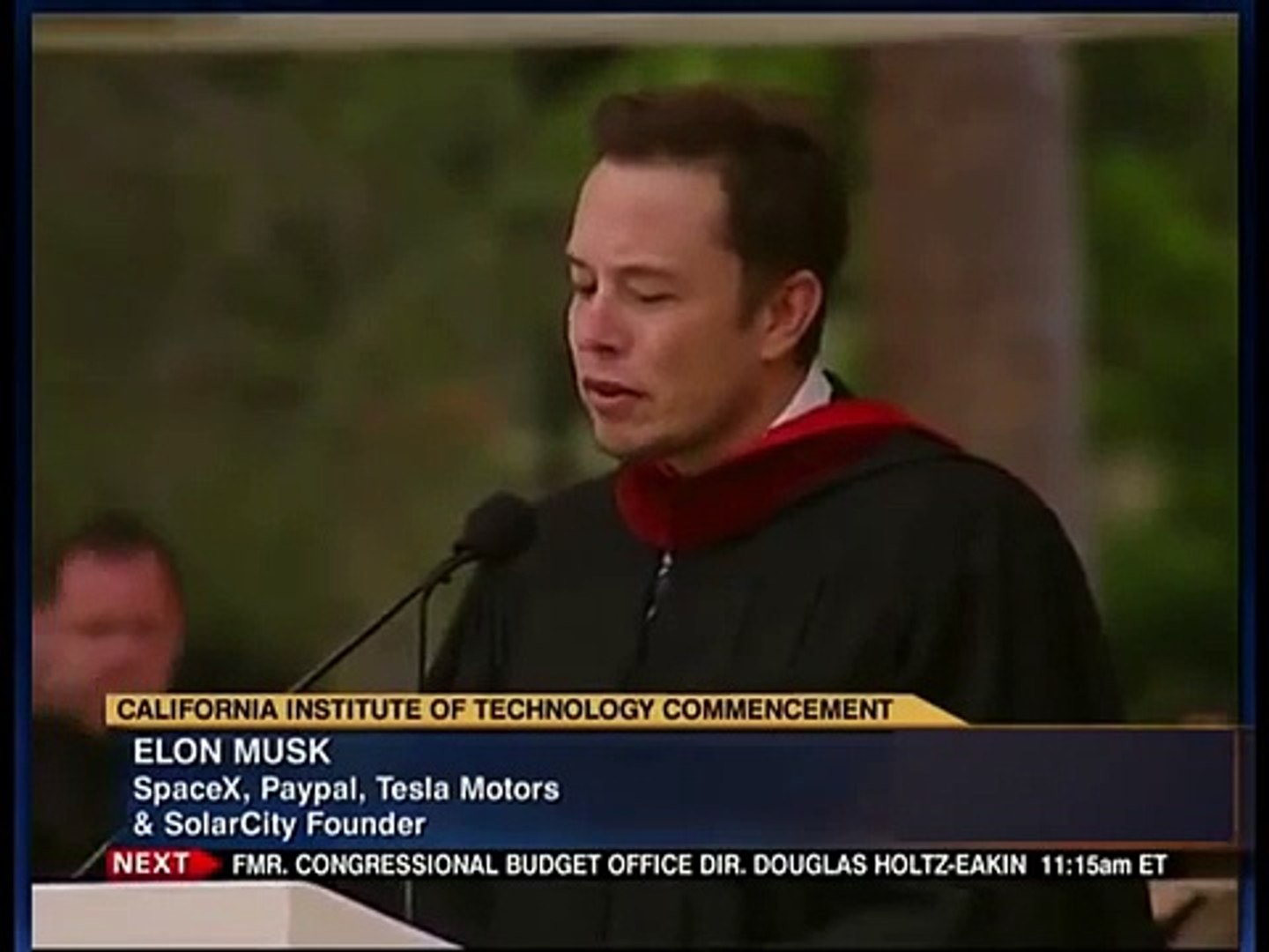 Elon Musk commencement speech at Caltech CIT