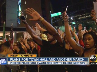 Plans for town hall meeting, another march revealed