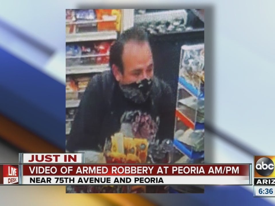 Do you recognize this Peoria armed robber?