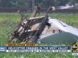 Crop-dusting helicopter crashes near Waddell