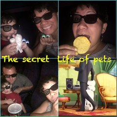 Leonard the Poddle having a blast with SOAD Bounce
