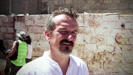 Bethléem: un "ange" caché retrouvé dans l'église de la Nativité