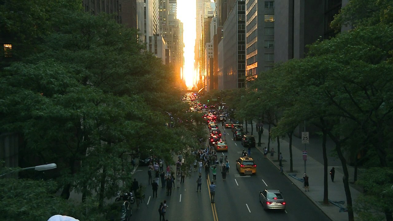 'Mahattanhenge“ begeistert New Yorker