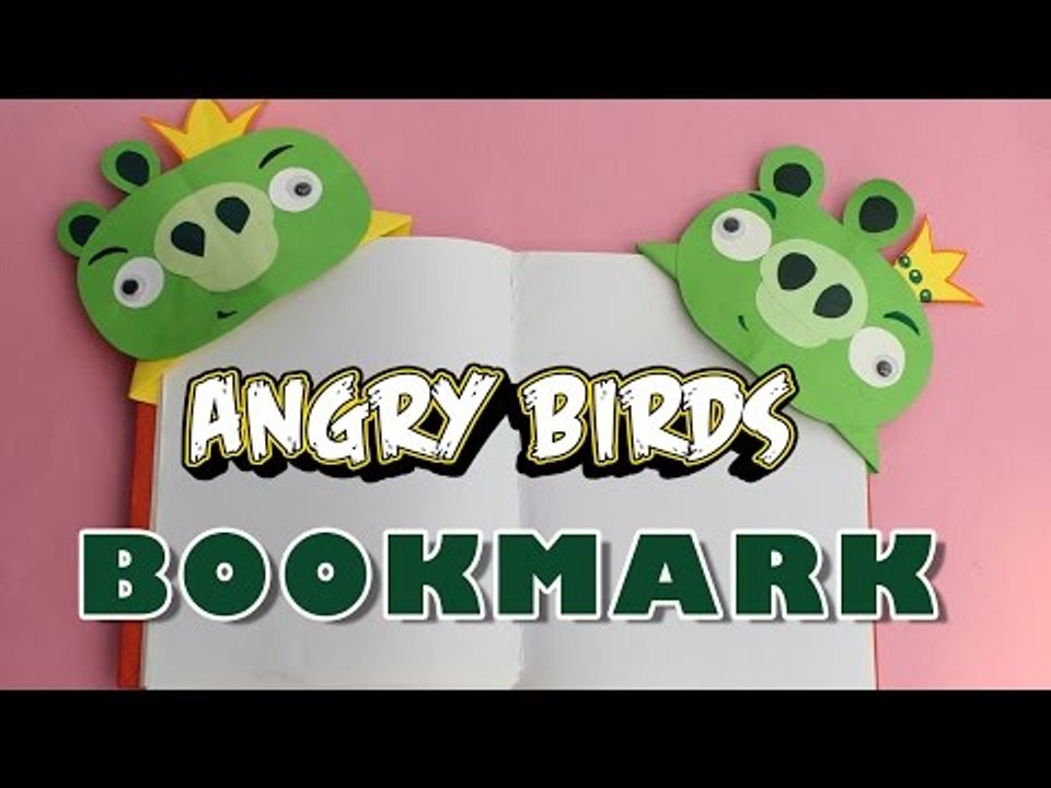 Angry Bird Bookmark | Easy Paper Craft | Craft for Kids