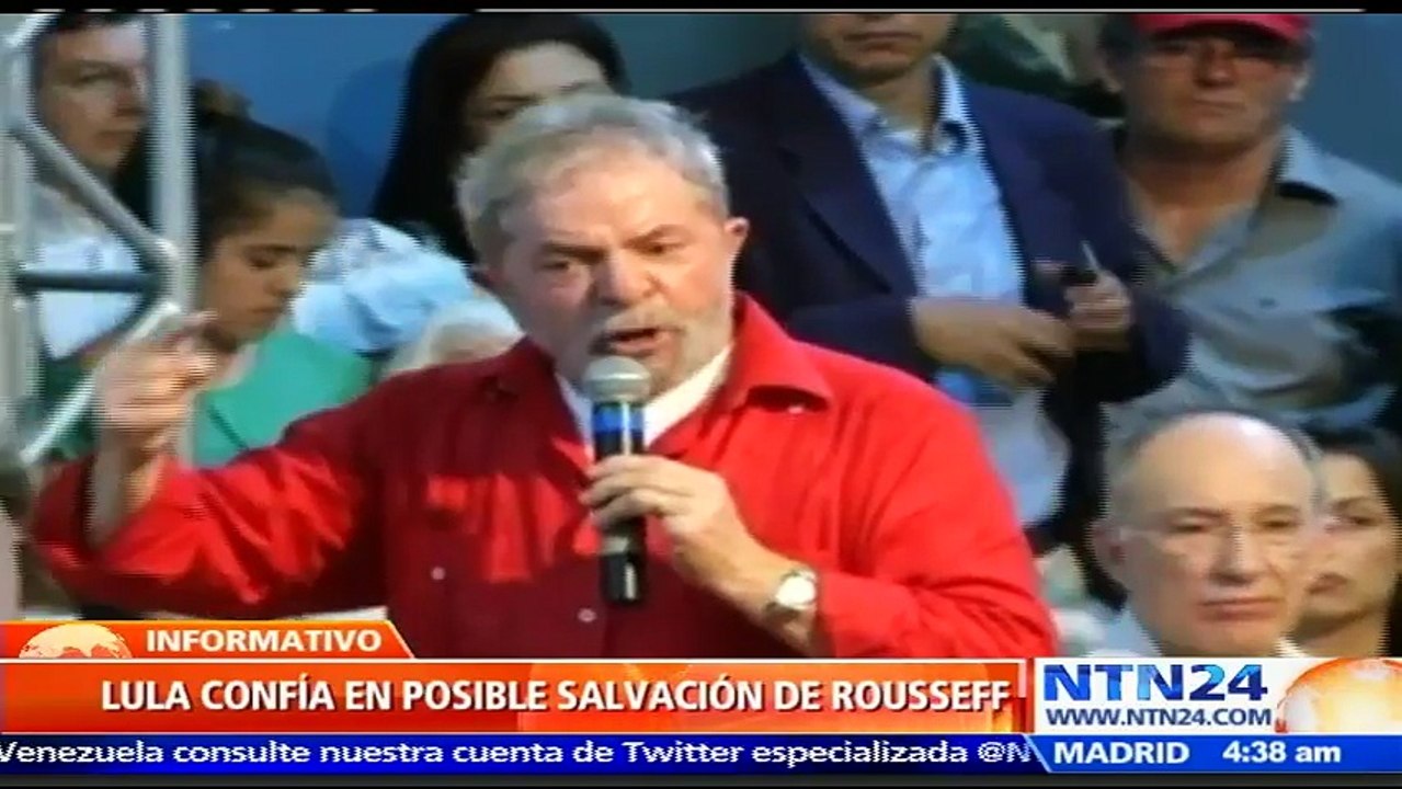 Lula da Silva asegura que continuidad de Rousseff en la Presidencia de Brasil depende de “seis votos”