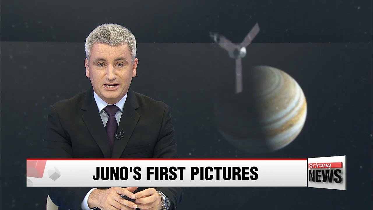 Juno spacecraft sends first photograph of Jupiter from orbit