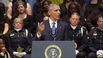 US: Obama calls for unity at Dallas memorial