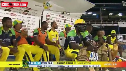CPL 2016 Highlights   Chris Gayle 30 Runs in 1 Over to Suleman Benn