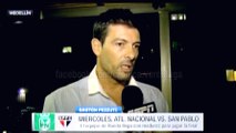 Gastón Pezzuti y sus palabras en la previa del juego entre Nacional y São Paulo · Copa Libertadores 2016 (semifinales, vuelta)