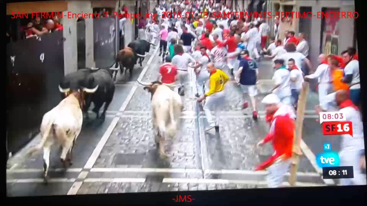 SAN FERMIN-Encierro-7-Pampelune-2016-07-13-SANFERMINES-SEPTIMO-ENCIERRO
