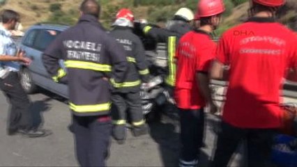 Kocaeli Memleket Yolunda Kaza Yaptılar 5 Yaralı