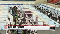 Korea adds over 350,000 jobs in June y/y