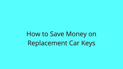 Cut Keys For Cars in Columbus, GA