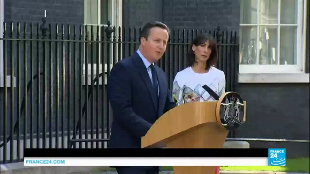 Brexit : Départ sans gloire de David Cameron, l'"homme de la sortie de l'UE"