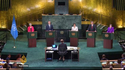 UN Secretary General candidates debate on a range of issues