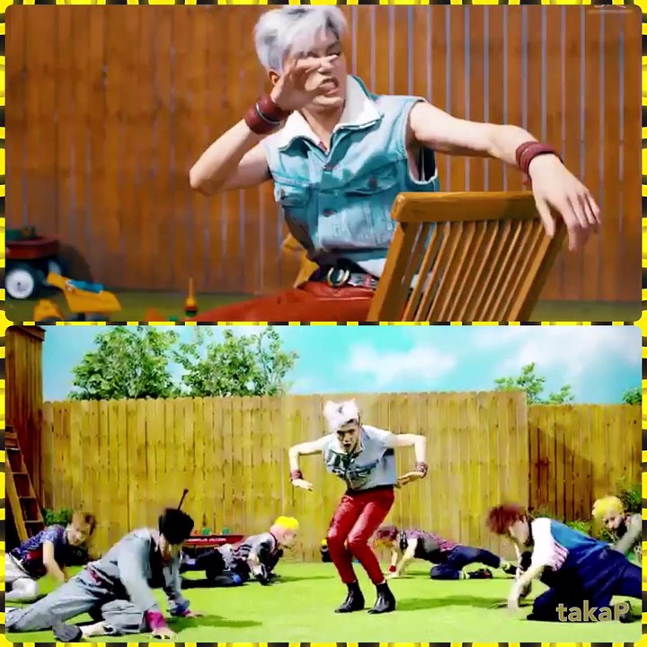 NCT 127-消防車（Fire Truck） 通常MV(上)vsパフォーマンスver.(下)