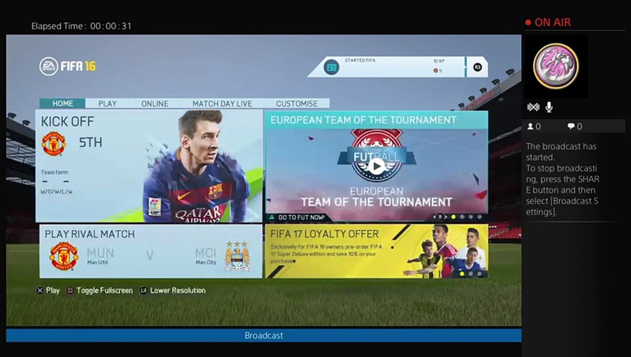 ELIT3_LOGAN974's Live PS4 Broadcast