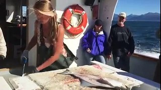 Awesome Girl Filets Fish Like A Boss