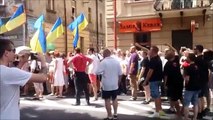 Ukraińscy banderowcy w Przemyślu - Jeszcze polska nie zginęła ale zginąć musi