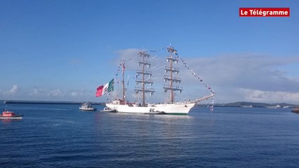 Brest 2016. L'arrivée des bateaux