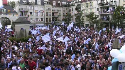 Présentation du Bouclier de Brennus par le Racing 92, le 28 juin 2016
