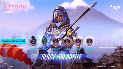 Overwatch new hero in action - Ana Gameplay 1080p 19 min of Gameplay