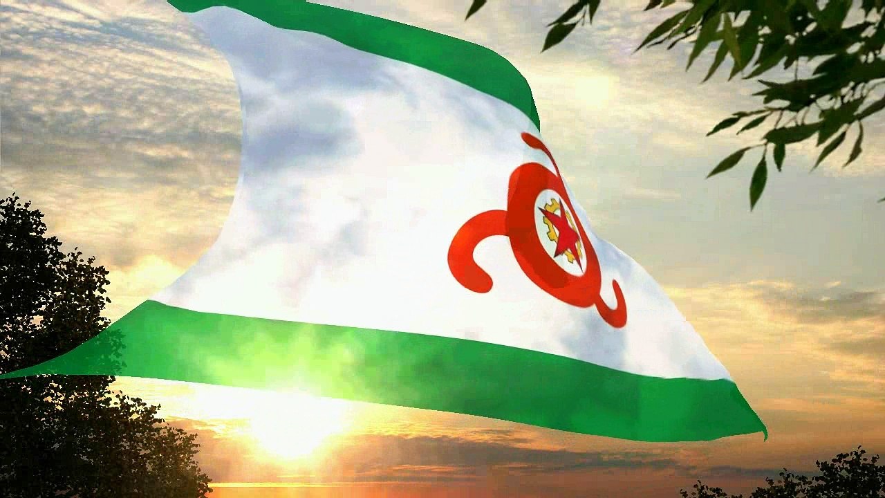 Flag and anthem of Ingushetian SSR (by Shernod)