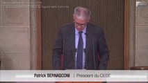 Allocution de Patrick Bernasconi, Président du CESE