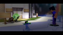 Minecraft Animated Short #9 - DUELING MINI VIKKSTAR (How To Minecraft Animation)