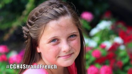 4-Strand French Braid Pinback - Cute Girls Hairstyles -