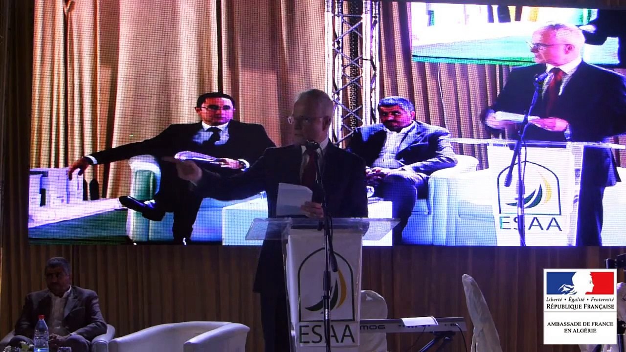 Discours de l'Ambassadeur Bernard Emié à la cérémonie de remise des diplômes aux lauréats de l'ESAA