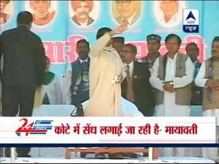 Mayawati attacks BJP, Congress in Himachal rally