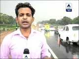 Hail stones, heavy rain and storm in Delhi