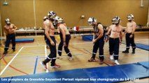 Les pompiers de Grenoble et Seyssinet-Pariset en plein entraînement pour le bal du 14 juillet