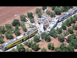 Scontro tra due treni nel Barese, almeno 20 morti e diversi feriti (12.07.16)