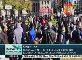 Argentinos critican al gobierno por aumentar las tarifas de gas
