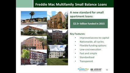 Ivan Kaufman on Freddie Mac Multifamily Small Balance Loans