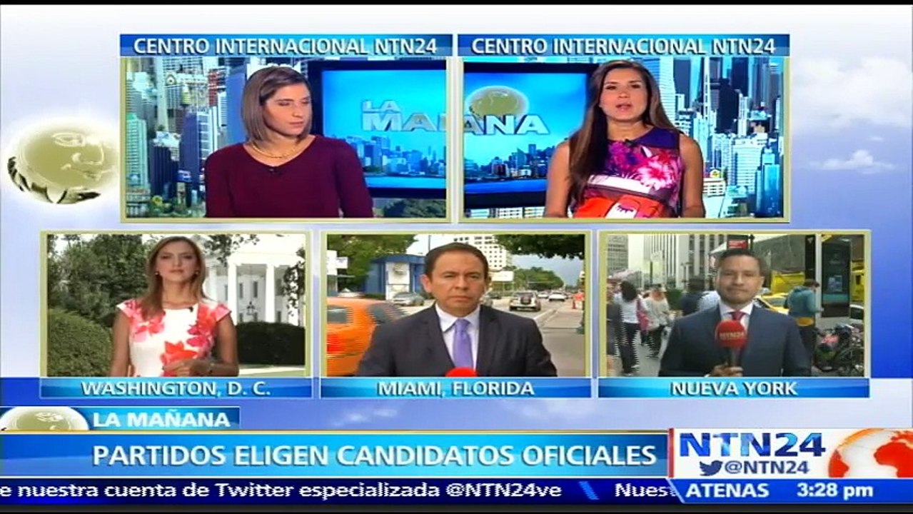 Encuesta revela que Trump pierde popularidad en EE.UU., mientras Clinton toma fuerza tras apoyo de Sanders