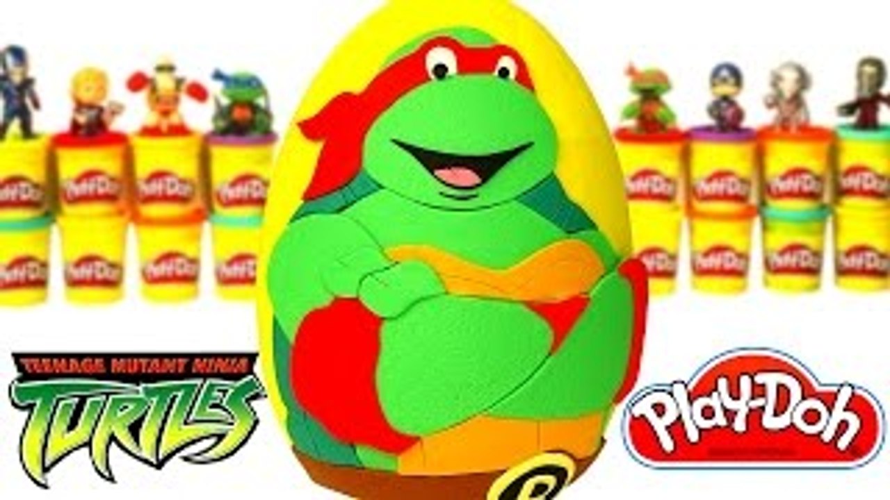 Ninja Kaplumbağalar Sürpriz Yumurta Oyun Hamuru - Kaptan Amerika Ninja Kaplumbağalar Oyuncakları