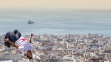 Dimitris Kyrsanidis Freerunning in Athens | 360° video