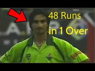 48 Runs in one Over By Imran Nazir