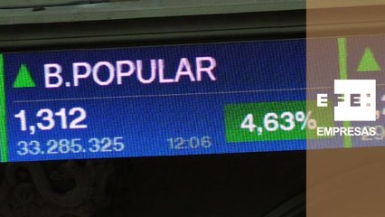 La banca mantiene al IBEX35 por encima de los 8.500 puntos a mediodía