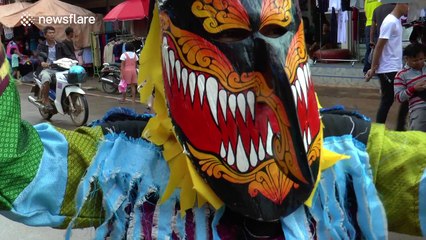 Fun and colourful Ghost Festival in Thailand