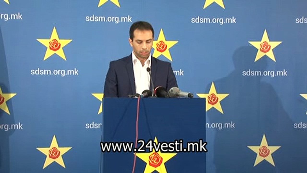 IZJAVA BLAGOJ BOCVARSKI SDSM 13 07