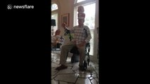 World War II veteran sings brilliantly on his 101st birthday